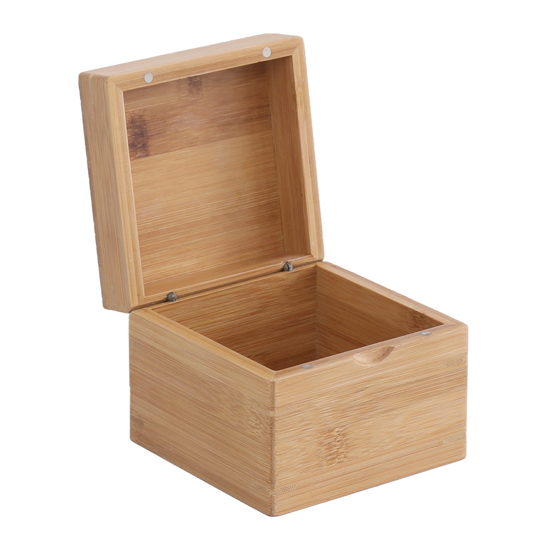 OKSQW Vintage Bamboo Box with Cover Tabletop Storage